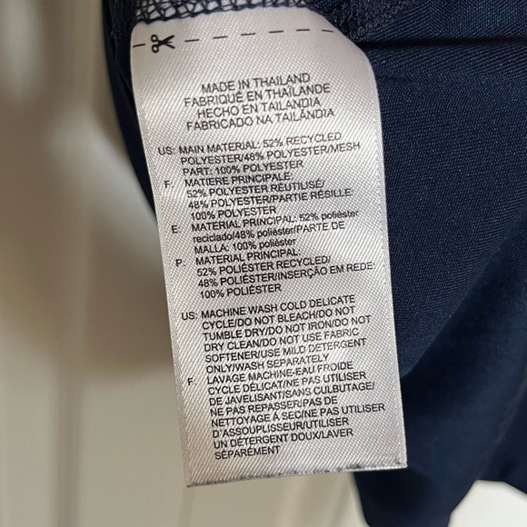 💫 2/$20 - Reebok Men’s Navy Speedwick T-shirt size M - Picture 6 of 6